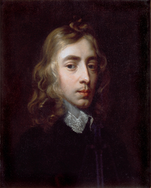 A portrait of John Milton in the collection of Christ's College